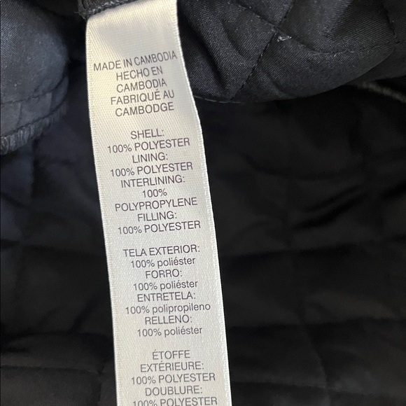 Chicos black quilted jacket size 0 or small - Picture 14 of 15